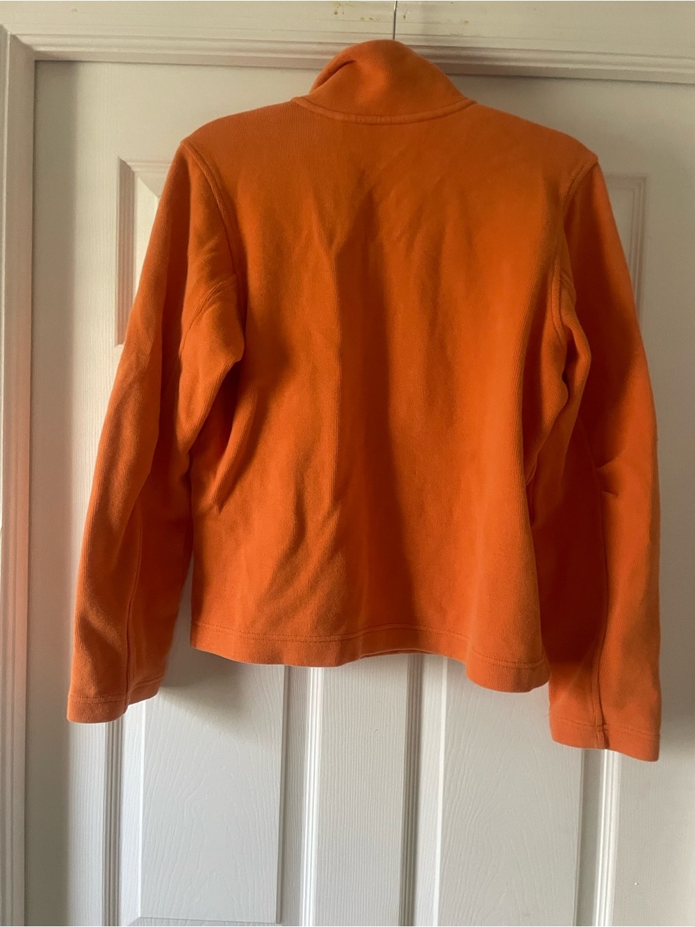 Tommy Bahama Women’s Orange Full-Zip Fleece Jacket Large - Picture 4 of 4